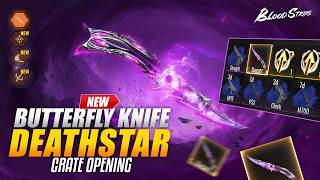 NEW Deathstar Butterfly Knife Crate Opening in Bloodstrike [upl. by Bramwell88]