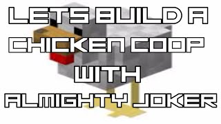 MineCraft Gameplay  How To Build A Chicken coop [upl. by Ahsitaf]