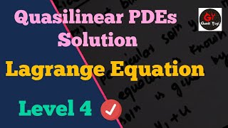 Solution of Quasilinear Partial Differential Equations Of the First Order  Type 4 [upl. by Ferd]