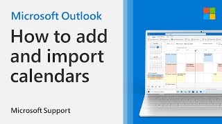 How to add or import a calendar to Outlook  Microsoft [upl. by Rosenwald]