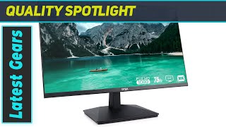 GTek F2407VD03 24 Inch 75Hz Frameless Monitor Review [upl. by Acinorehs]