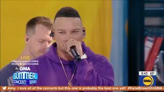 Kane Brown amp Marshmello Performance quotOne Thing Rightquot Live Concert August 30 2019 HD 1080p [upl. by Nari]