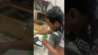 4 core fiber optic cable splicing 2024 [upl. by Thacher]