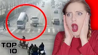 Top 10 Insane Moments Caught On CCTV Footage [upl. by Eetsud]