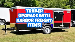 Upgrading a utility trailer with Harbor Freight Item’s Part 1 mechanic mechaniclife trailer diy [upl. by Odicalp]