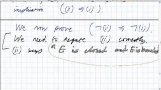 Lecture 12a Math Analysis  Proof of BolzanoWeierstrass theorem [upl. by Rodoeht]