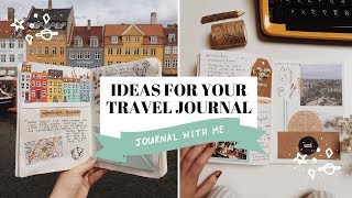 IDEAS FOR YOUR TRAVEL JOURNAL ✍✨ [upl. by Alleuqahs652]