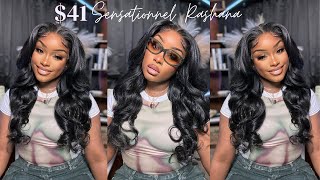 GIRL WHAT LACE Melt a 41 136 LACE FRONT WIG WITH ME 🔥 RASHANA SENSATIONNEL WIG  AMAZON PRIME [upl. by Attolrahc]