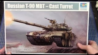 Trumpeter 135 T90 Russian MBT Cast Turret  05560 wwweModelscouk [upl. by Valentia368]