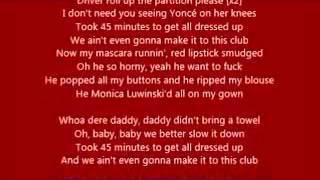 Beyonce  YoncePartition lyrics [upl. by Akerdnahs]