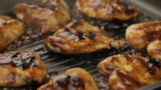 Φιλετάκια κοτόπουλου με σάλτσα BBQ  FOOD VIDEOs [upl. by Elgar]