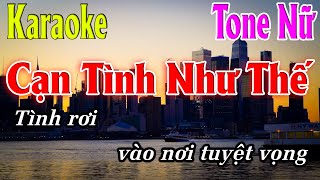 Cạn Tình Như Thế Karaoke Tone Nữ  Dm  Karaoke Lâm Organ  Beat Mới [upl. by Easlehc]