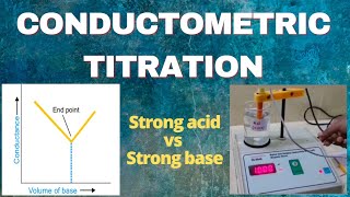 Conductometric Titration of Strong acid Vs Strong base  Calibration of Conductivity Meter RK Sir [upl. by Acirej479]