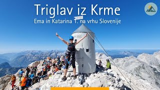 Najlažja pot na Triglav vzpon iz Krme čez Kredarico spust čez Planiko  Triglav hike [upl. by Neibart]