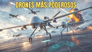 TOP 10 Drones de Combate MÁS PODEROSOS del Mundo Tecnología y Poder de Fuego [upl. by Eremihc]