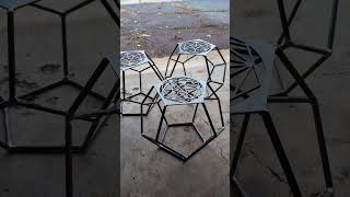 Dodecahedron Chairs outdoorliving outdoorfurniture dodecahedron shumakedesigns solidfirepits [upl. by Yahsan776]