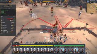 Total War Pharaoh Dynasties Large Minor Settlement Battle 2 [upl. by Dayiz556]