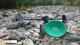 Gold Panning Finding Au amp Prospecting New Creeks [upl. by Ecirbaf]