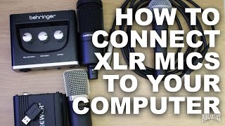 How To Connect an XLR Mic to Computer for Beginners [upl. by Hadwyn]