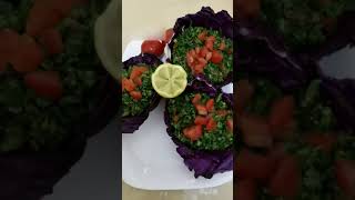 طريقة تحضير التبولة السورية parsley salad [upl. by Gnaoh]