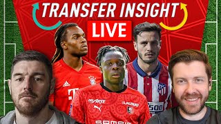 Saul Niguez Renato Sanches amp Jeremy Doku  Liverpool Transfer Insight LIVE with Neil Jones [upl. by Namwob]