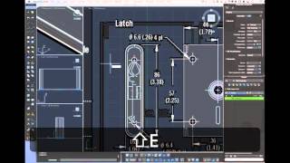 AutoCAD Tutorial How to Draw a Coffin Lock Rotolock  StepbyStep Guide mac 2014 [upl. by Ylro]