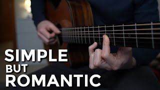 Simple Fingerpicking Pattern With Beautiful Romantic Chords [upl. by Aicelaf]