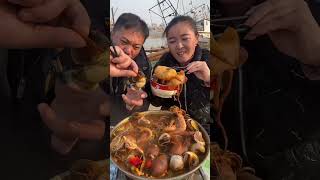 Eating Apple Snail And Cooking  Recipe delicious recipe ytviral [upl. by Eirol]