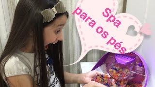 Review Orbeez spa para os pés Orbeez Beauty foot Spa [upl. by Silvester]