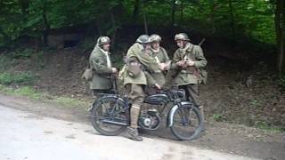 Ligne Maginot  37eme GRDI  Troupes motorisées  Moto Terrot  1940 [upl. by Falo]