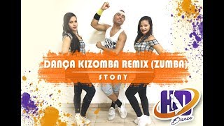 Stony  Dança Kizomba Remix zumba HDDance PE Coreografia [upl. by Yarehs116]