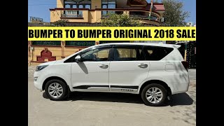 TOYOTA INNOVA CRYSTA 2018 ALL NEW BUMPER TO BUMPER ORIGINAL INNOVA CRYSTA WHITE 2018 ALL NEW AUTO [upl. by Neitsirhc]