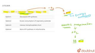 Providing oxygen to anaerobically respiring structures leads to [upl. by Thisbe]