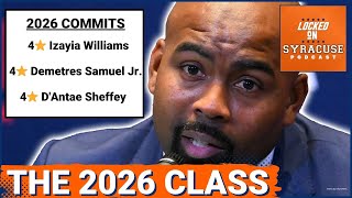 Syracuse Football 2026 Recruiting Class  Izayia Williams Demetres Samuel Jr amp DAntae Sheffey [upl. by Digirb]