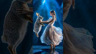 The woman fuses with a rabbit on AGT americagottelent magic fusion miracle [upl. by Clea320]