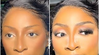 Simple brows after foundation for beginners [upl. by Barsky]