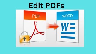 How to Edit PDF File in Word [upl. by Latoye]