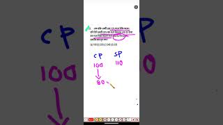 লাভ ক্ষতি ।PROFIT AND LOSS। exam shors profitandlossforssc profit shorts wbpmathpractice [upl. by Airegin679]