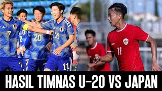 🔴 SANGAT MEMBANGGAKAN  Hasil Uji Coba Timnas Indonesia U20 Vs Jepang • Jelang Piala Asia U20 2025 [upl. by Darnell629]