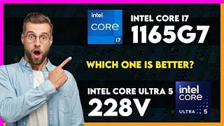 Intel Core i7 1165G7 vs Intel Core Ultra 5 228V Comparison [upl. by Lerat]