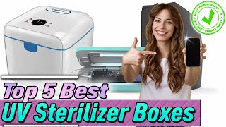 Best UV Sterilizer Box Top 5 Review 2023 Buying Guide [upl. by Ardekan857]