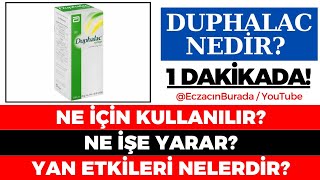 Duphalac Şurup Nedir Ne İçin Kullanılır Ne İşe Yarar Yan Etkileri Nelerdir GÜNCEL [upl. by Endo]