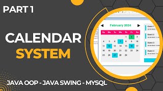 Calendar System with GUI using Java Part 1 [upl. by Bentley]