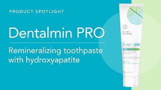 Dentalmin PRO Natural Hydroxyapatite Toothpaste for Stronger Whiter Teeth [upl. by Liemaj174]