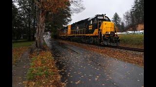 Trains of Asheville NC Mountain Railroading with Blue Ridge Southern and NS [upl. by Day]