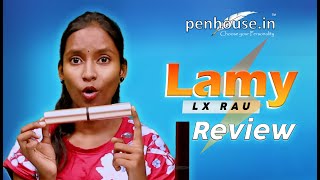 Lamy LX RAU Fountain Pen Review A Stylish Writing Experience [upl. by Llewxam]