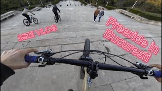 PUMPTRACKDROPURI si SCARI  Bucuresti cu ebike ul  Bike vlog [upl. by Ahsimet592]