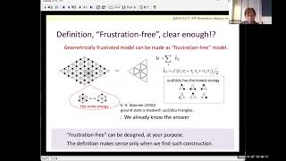 Frustrationfree models and matrix product state solutions Chisa Hotta [upl. by Hebel]