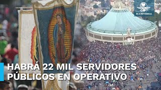 Estiman que 11 millones de peregrinos visiten la Basílica de Guadalupe este 2023 [upl. by Gilman]