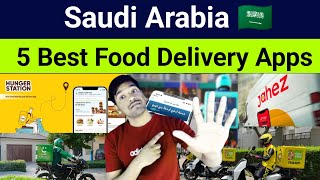 5 Best Food Delivery Apps in Saudi Arabia 2024 🇸🇦 [upl. by Kruger]